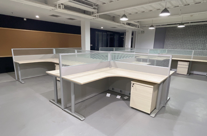 百利Victory二手員工辦公桌隔斷屏風工位電腦桌子