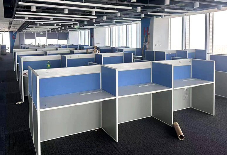 二手員工辦公桌隔斷屏風工位桌子
